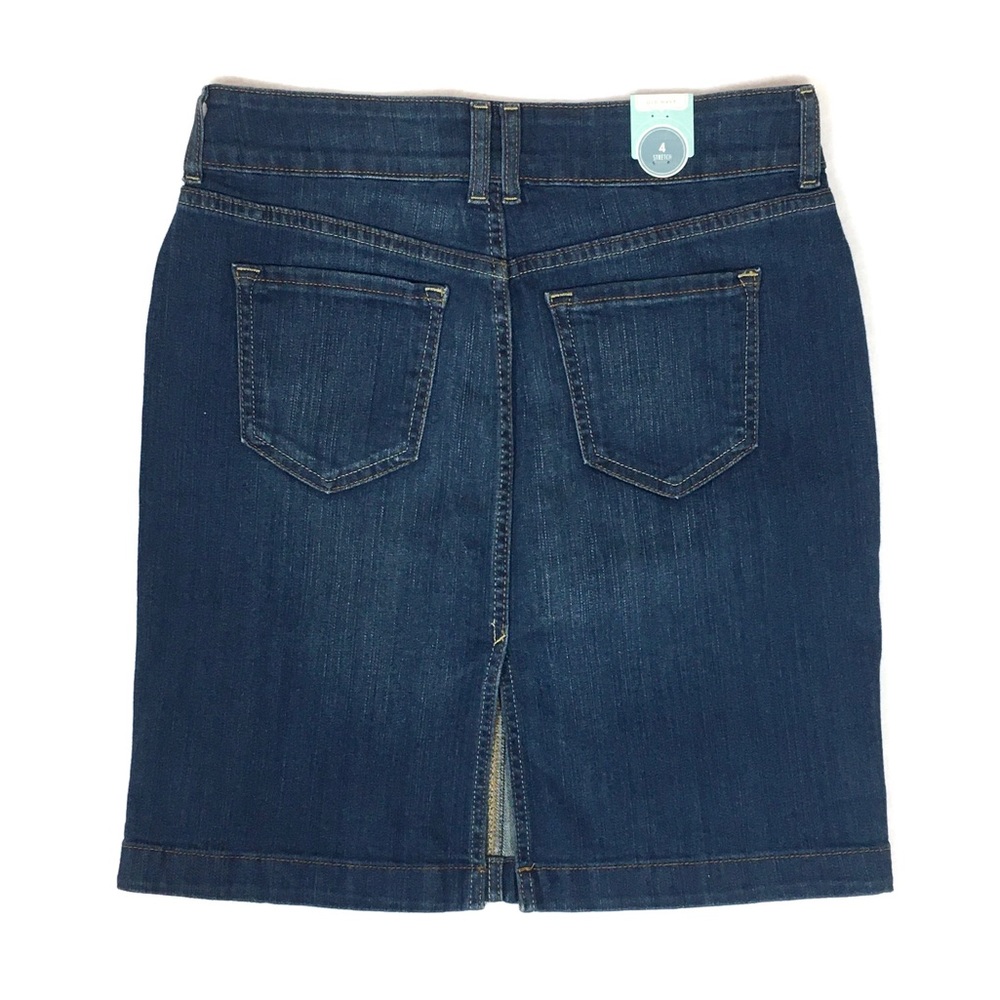 Old Navy High Rise Denim Pencil Skirt, Size 4, NWT - Picture 2 of 8